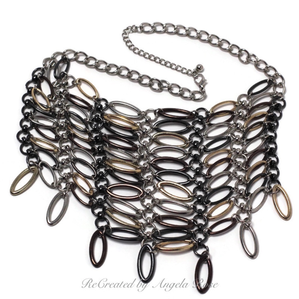 20” Necklace Silver Gold Copper Tone
